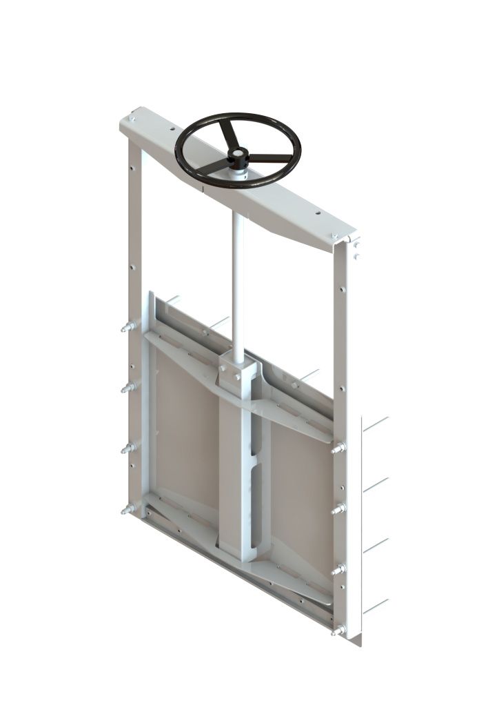 Vanne murale inox